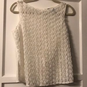 Linen hand rolled roses, beautiful top